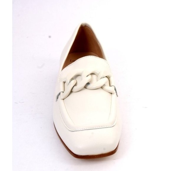 Luca Grossi 092 Beige Leather Classic Flat Shoe - Picture 7 of 8